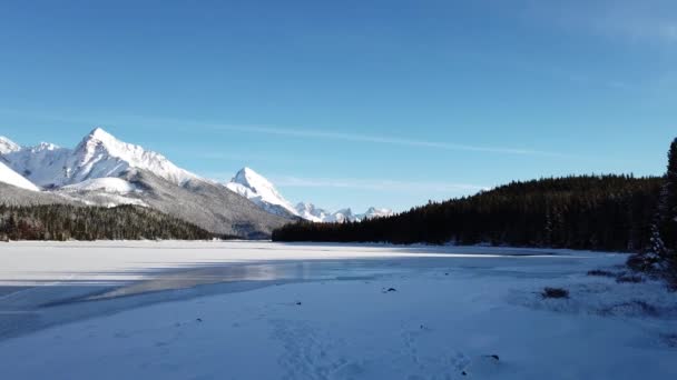 Jasper Alberta Late Fall — Stock Video