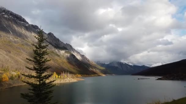 Jasper Alberta Canada Autumn — Stockvideo