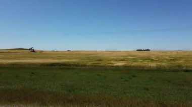 Canadian prairies in the summer