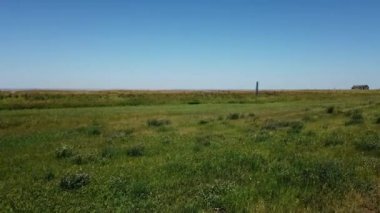 Canadian prairies in the summer