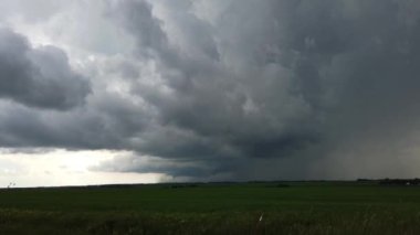 Storm in the Canadian prairies