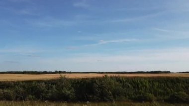 Canadian prairies in the summer