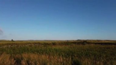 Canadian prairies in the summer