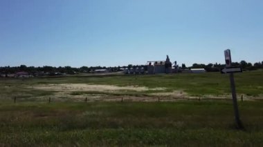 Canadian prairies in the summer