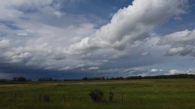 Canadian prairies in the summer