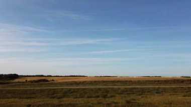 Canadian prairies in the summer