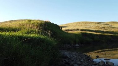 Canadian prairies in the summer