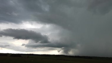 Storm in the Canadian prairies