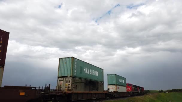 Canadian Prairies Summer — Stock video