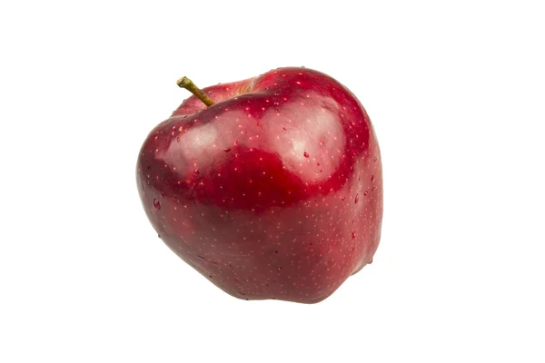 Pomme rouge fraîche, isolée — Photo