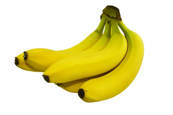 Bananes, Isolé sur fond blanc — Photo