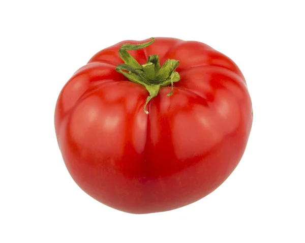 Čerstvé velké rajče. izolované na bílém. — Stock fotografie