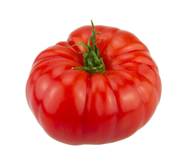 Frische große Tomate. isoliert auf weiß. — Stockfoto