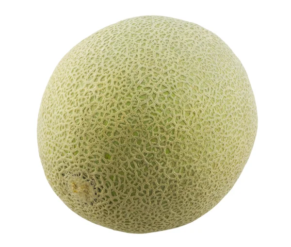 Melão cantaloupe. Isolado em branco — Fotografia de Stock