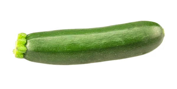 Courgette o zucchine isolate su bianco . — Foto Stock