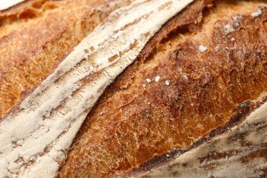 Ekmek, köy masasında geleneksel ekşi ekmek..