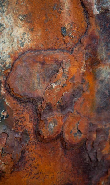 Semi-abstract close-up of rusting metal — Stock Photo, Image