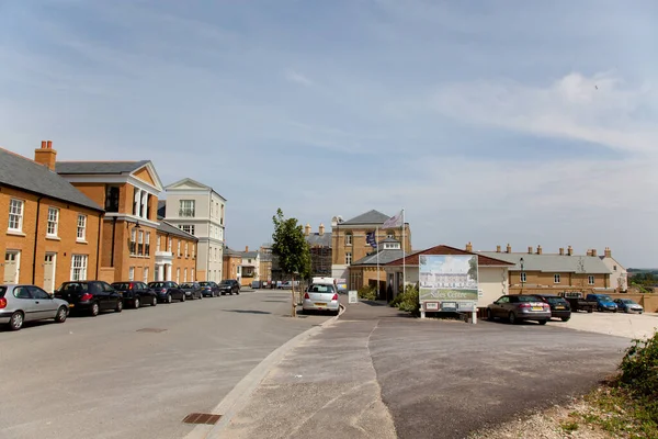 Prince Charless Poundbury development on the edge of Dorchester in Dorset — Stock Photo, Image