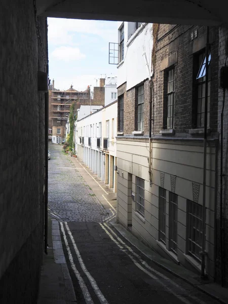 Tradicional Histórico Londres Mews Style Terraza Vivienda —  Fotos de Stock