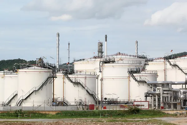 Storage oil tanks — Stock Photo, Image