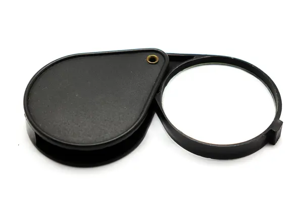 Magnifying glass isolated on white — Stock Photo, Image
