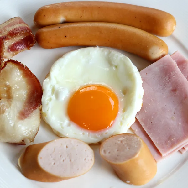 Frukost måltid — Stockfoto