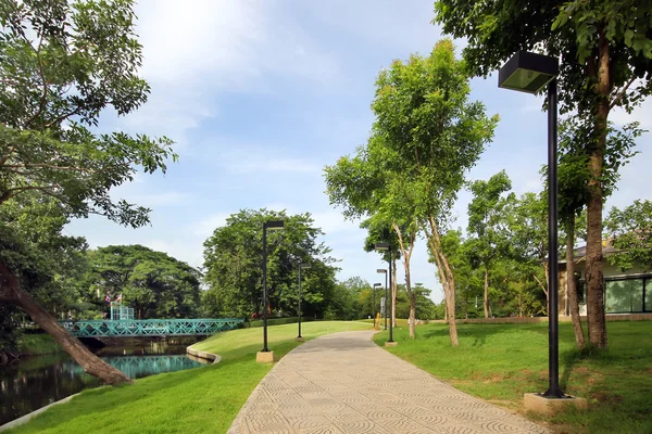 Parque verde de la ciudad — Foto de Stock