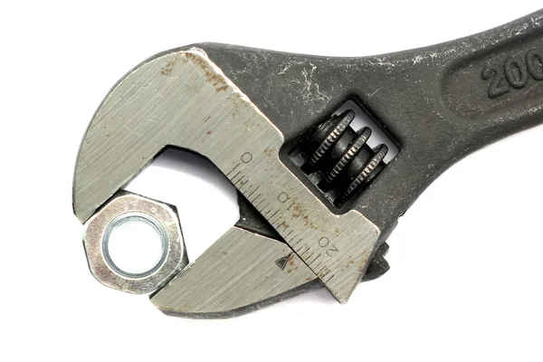 Adjustable wrench — Stock Photo, Image