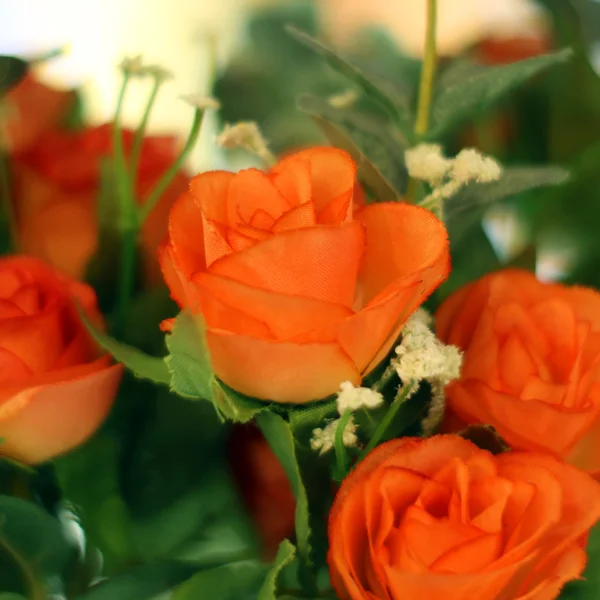 Rose künstliche Blume — Stockfoto