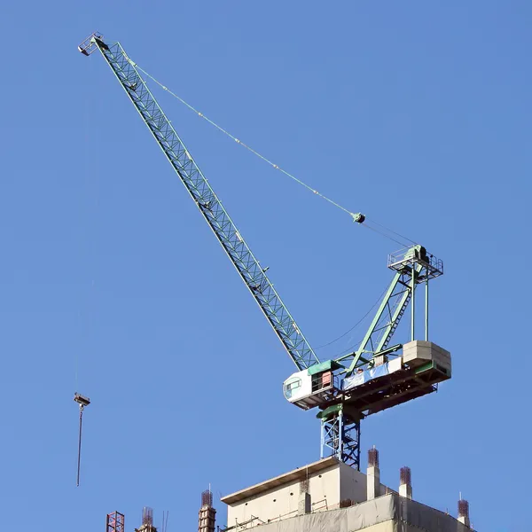 Werken van de kraan — Stockfoto