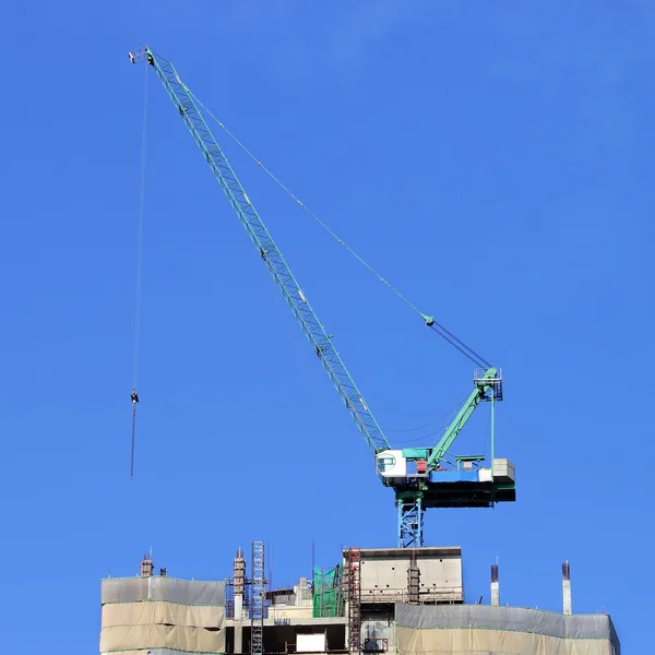 Werken van de kraan — Stockfoto