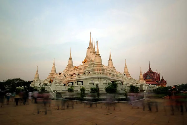 Thai candi wat asokaram — Stok Foto