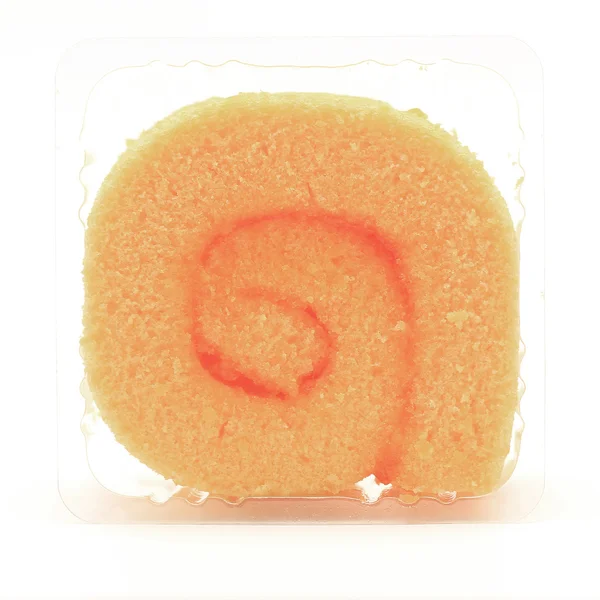 Pomerančový dort roll — Stock fotografie