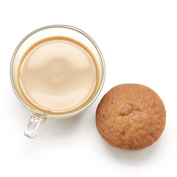 Muzlu Kek ve kahve — Stok fotoğraf