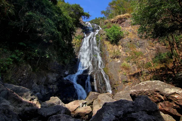 manzara fotoğraf, yeşil orman şelale şaşırtıcı
