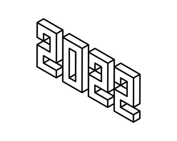 2021 Glückliches Neujahr Text Design Vorlage Feier Typografie Poster Banner — Stockvektor