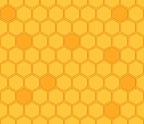 Sarı, turuncu arı kovanı arka planı. Bal peteği, arılar kovan hücreleri deseni. Arı bal şekilleri. Vektör geometrik dikişsiz doku sembolü. Altıgen raster, mozaik hücre işareti ya da simge. Dereceleme rengi