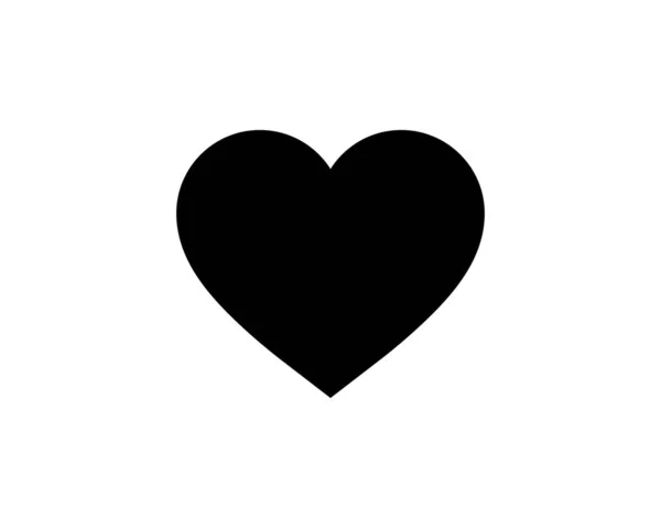 Vetor Ícone Coração Símbolo Perfeito Amor Sinal Dia Dos Namorados — Vetor de Stock