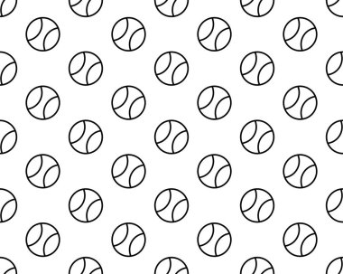 Beyzbolun kusursuz desenli softball topu izole edilmiş kiremit arka plan duvar kağıdı beyaz.