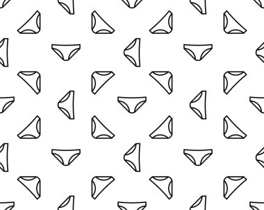 Kadın külotunun kusursuz arka planı. Beyaz arka plandaki iç çamaşırı deseni.