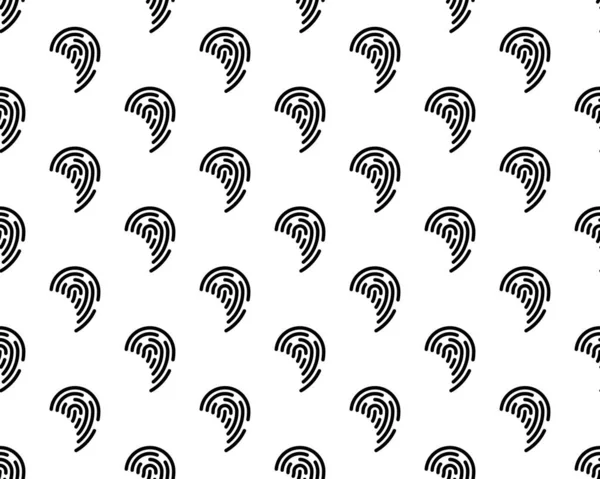 Kusursuz parmak izi. Siyah ve beyaz makro desen. Eşsiz başparmak izleri. Kişisel biyometrik veriler. Tarama teknolojisi. Polis kanıtı. Kıvrımlı ve kıvrımlı vektör arkaplanı.