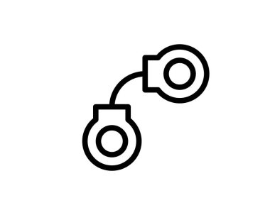 Taslak vektör simgesini tutukla. İnce çizgi siyah tutuklama simgesi, düzenlenebilir etkinlikten düz vektör basit element çizimi ve beyaz arkaplanda izole edilmiş hobi kavramı.