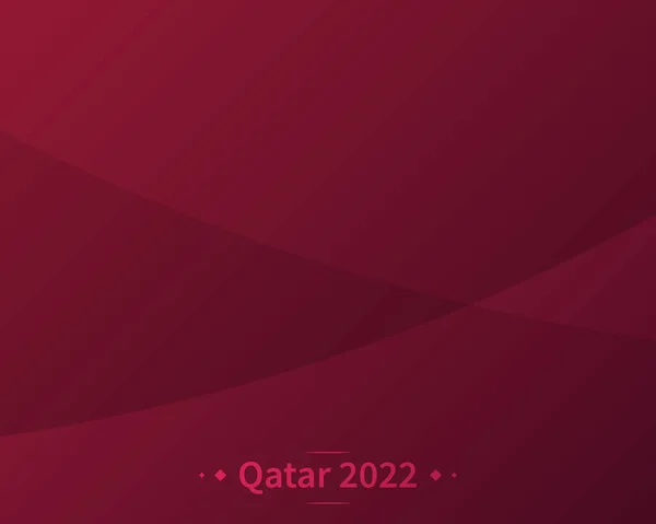 Fotbal Katar 2022 Turnaj Pozadí Vektorová Ilustrace Fotbalový Vzor Pro — Stockový vektor
