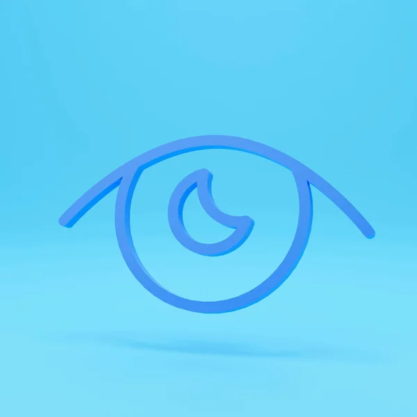 Eye Identification Health Research Optics Concept Render Icon Cartoon Minimal — Stock Photo, Image