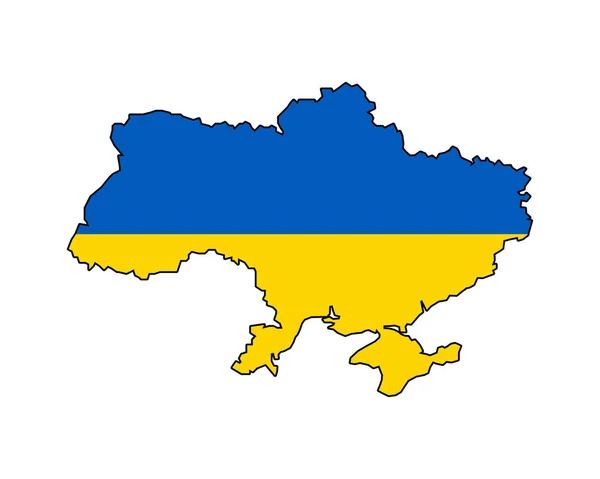 Carte Vectorielle Haute Qualité État Européen Ukraine Carte Tracée Main — Image vectorielle