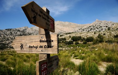 serra de tramuntana Mayorka manzaralar.