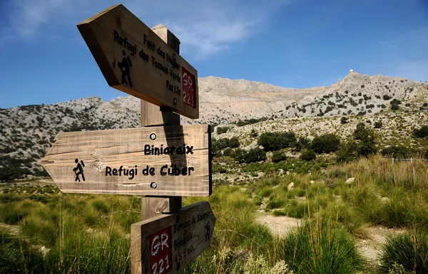 Krajiny pohoří serra de tramuntana, Mallorca. — Stock fotografie