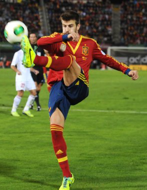 Spanish Soccer Team clipart