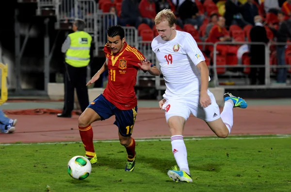 Spanish Soccer Team — Stock Photo, Image