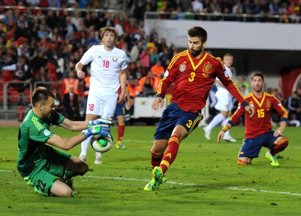 İspanyol futbol takımı — Stok fotoğraf